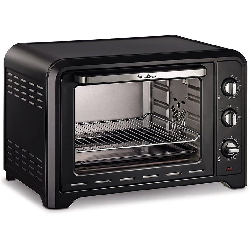 MOULINEX Four Chaleur Tournante 39L OPTIMO 6 Modes Noir/Chrome OX484810