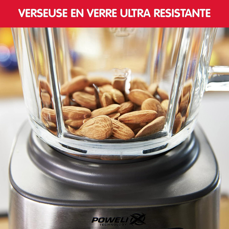 MOULINEX Blender PerfectMix  noiro 1.5L 1200W LM871D10