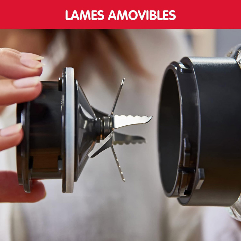 MOULINEX Blender PerfectMix  noiro 1.5L 1200W LM871D10