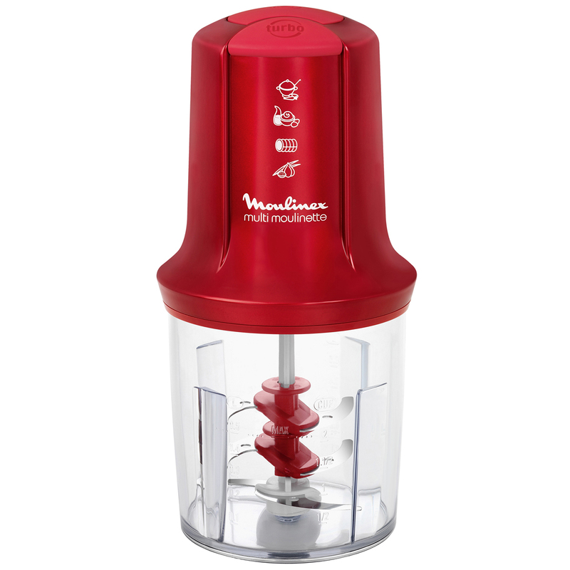 MOULINEX Mini Hachoir Multimoulinette 3 lames AT714G32