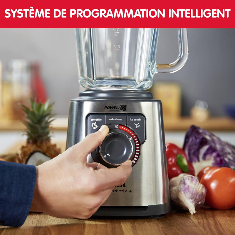 MOULINEX Blender PerfectMix  noiro 1.5L 1200W LM871D10